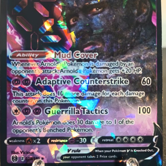 Predator - Arnold  Schwarzenegger Pokemon Card - Picture 4 of 9